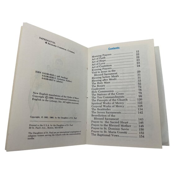 I Pray With Jesus Prayer Book Daughters Of St. Paul Plastic Cover 1983 5.25x3.5" - Picture 6 of 10